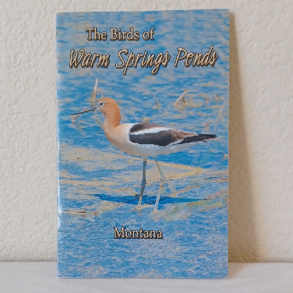 3/$25 SALE The Birds of Warm Springs Ponds Montana Booklet, Montana Audubon 24pg